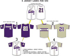 4 UNIFORM LOOKS 1 SLEEVELESS JERSEY 2 DRI FIT JERSEY COMBO SPECIAL