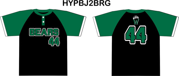 BASEBALL 2 BUTTON RAGLAN SLEEVE