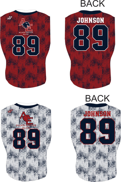 ALLEN EAGLES 7 on 7 SLEEVELESS COMPRESSION SHIRT HOME & AWAY SET 2020