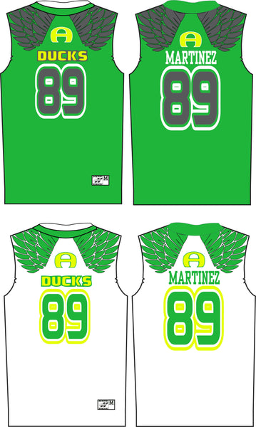 ALLEN  7 on 7 SLEEVELESS COMPRESSION SHIRT HOME & AWAY SET 2019