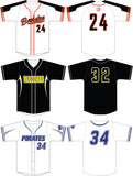 005 FULL BUTTON CUSTOM BASEBALL JERSEY