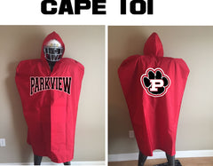 FOOTBALL SIDELINE CAPE FLEECE LINED  101