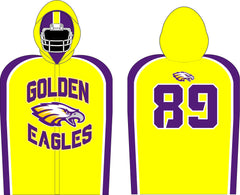 FOOTBALL SIDELINE CAPE FLEECE LINED  STYLE 105