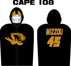 FOOTBALL SIDELINE CAPE FLEECE LINED  STYLE 108