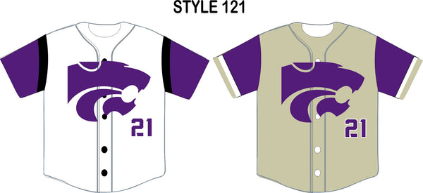 005 FULL BUTTON CUSTOM BASEBALL JERSEY