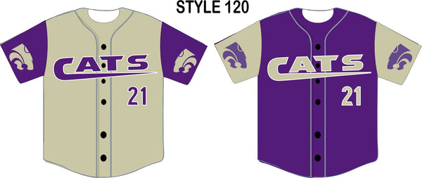 005 FULL BUTTON CUSTOM BASEBALL JERSEY