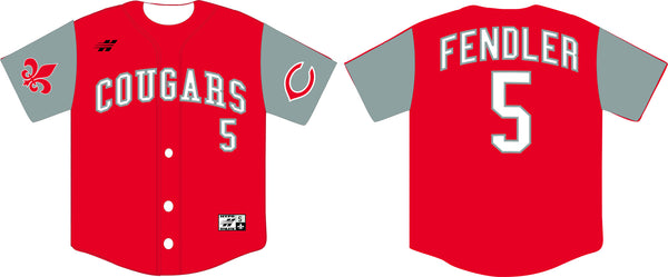 005 FULL BUTTON CUSTOM BASEBALL JERSEY