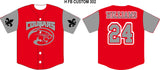 005 FULL BUTTON CUSTOM BASEBALL JERSEY