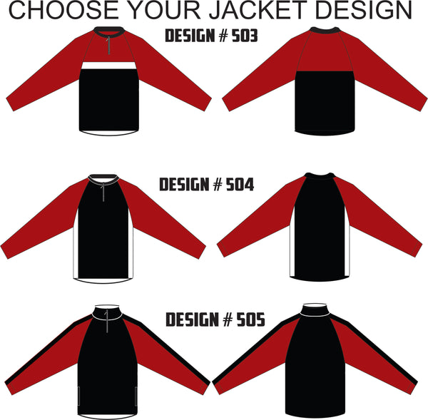STYLE # 105JCKT QUARTER ZIP PULLOVER JACKET 3" COLLAR