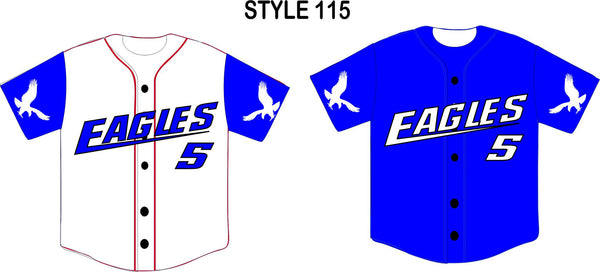 005 FULL BUTTON CUSTOM BASEBALL JERSEY