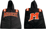 FOOTBALL SIDELINE CAPE FLEECE LINED  100 CUSTOM