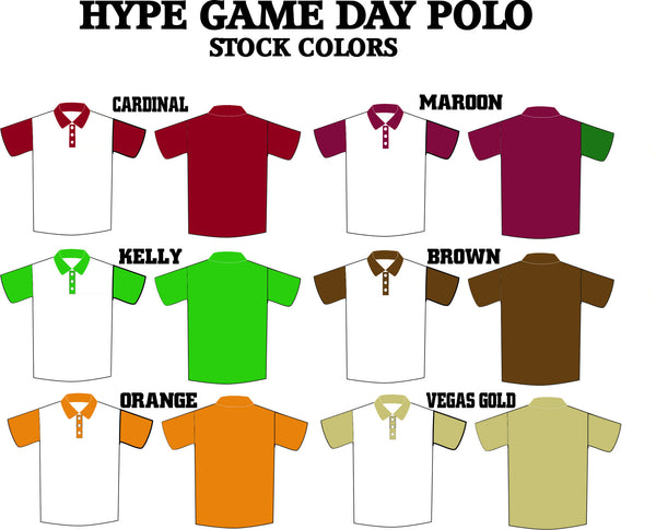 GAME DAY HYPE POLO CUSTOM