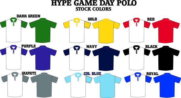 GAME DAY HYPE POLO CUSTOM