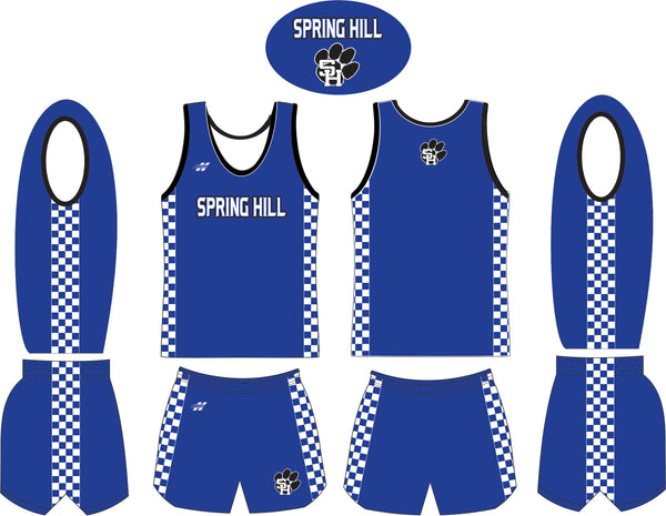 TRACK SINGLET & SHORT  STYLE #413
