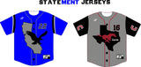 005 FULL BUTTON CUSTOM BASEBALL JERSEY