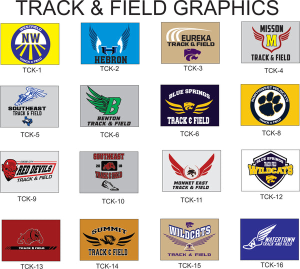TRACK AND FIELD DRI FIT HOODED LONG SLEEVE SHIRT