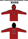 TRACK AND FIELD DRI FIT HOODED LONG SLEEVE SHIRT