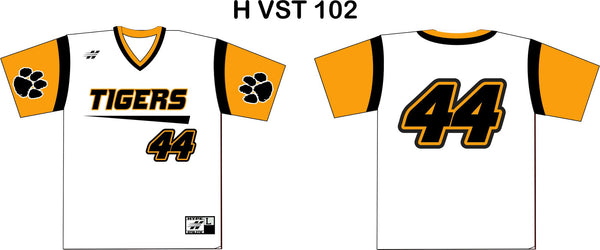 AX100 V NECK SET IN SLEEVE  BASEBALL JERSEY