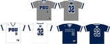 AX100 V NECK SET IN SLEEVE  BASEBALL JERSEY