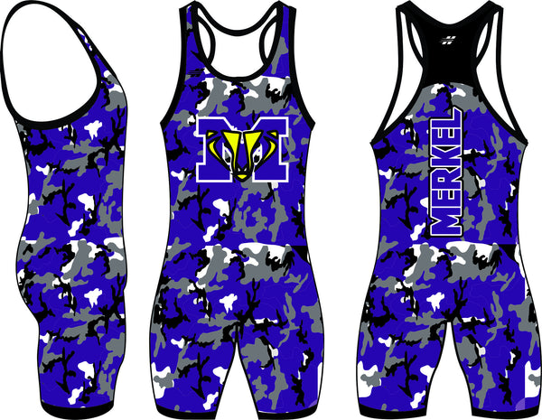 WRESTLING SINGLET HYPE WRV 103 ARMY CAM0