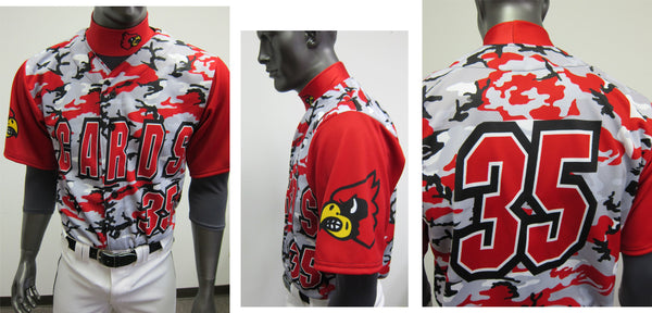 BASEBALL  FBF 101 CAMO BASEBALL JERSEY