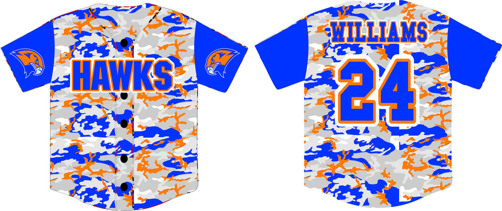 navy camo baseball jersey