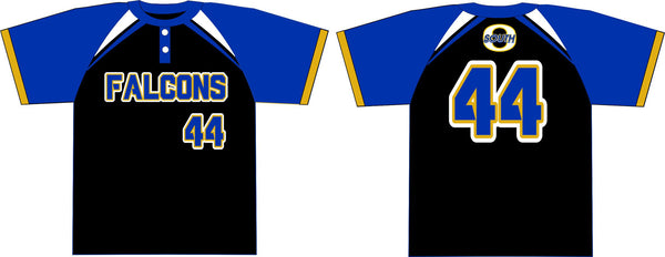 BASEBALL 2 BUTTON RAGLAN SLEEVE