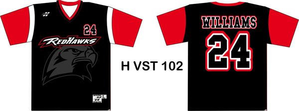 AX100 V NECK SET IN SLEEVE  BASEBALL JERSEY